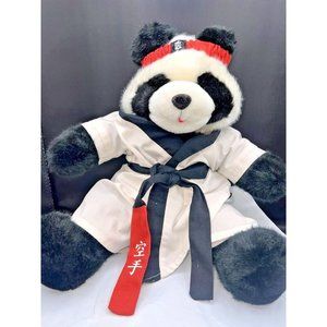 Animaland /Nanco Panda Bear Plush Karate outfit & Stuffed Animal 2005